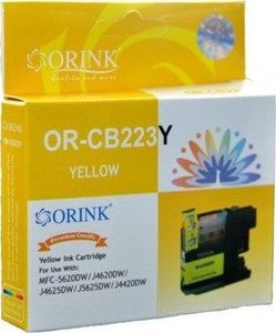 Tusz Orink ORINK Tusz LC223Y do drukarek Brother MFC J5620DW / J4620DW / J4625DW / J5625DW / J4420DW | Yellow | 10ml. 1