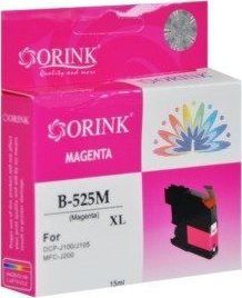 Tusz Orink ORINK Tusz LC525XLM do drukarek Brother DCP J100 / DCP J105 / MFC J200 | Magenta | 15ml. 1