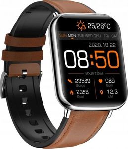 Smartwatch Bemi KIX2 Czarno-brązowy 1