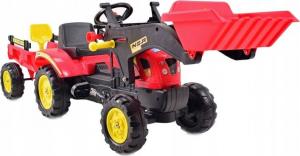 Super-Toys Traktor Na Pedały Z Przyczepą I Łyżką 1