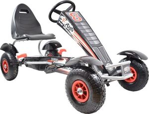 Super-Toys Gokart Mega na pedały, pompowane koła, do 60kg 11