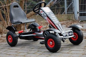 Super-Toys Gokart Mega na pedały, pompowane koła, do 60kg 4