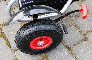 Super-Toys Gokart Mega na pedały, pompowane koła, do 60kg 10