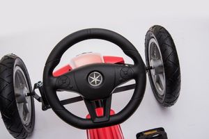 Super-Toys NAJNOWSZY GOKART NA PEDAŁY KOŁA POMPOWANE 1904 24
