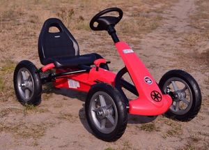 Super-Toys NAJNOWSZY GOKART NA PEDAŁY KOŁA POMPOWANE 1904 8