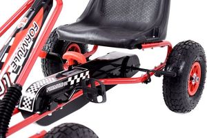 Super-Toys Wielki Gokart A-15- Pompowane Koła 12