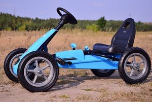 Super-Toys Gokart Na Pedały Koła Pompowane 6