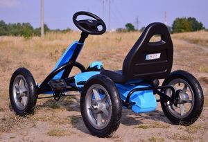 Super-Toys Gokart Na Pedały Koła Pompowane 7