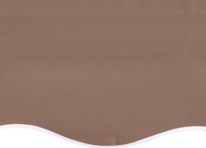 vidaXL Zapasowa tkanina na markizę, brązowa, 3x2,5 m 5