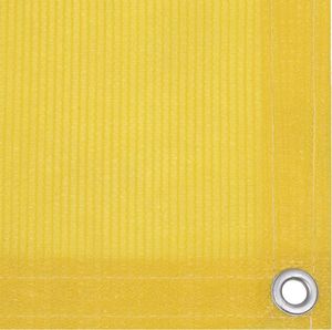 vidaXL Parawan balkonowy, żółty, 90x600 cm, HDPE 3