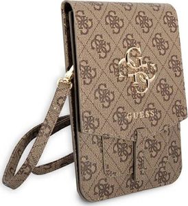 Guess Torebka Guess GUWBG4GFBR brązowy/brown 4G Big Logo 3