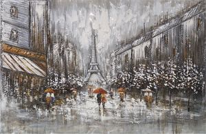 Witek Home Obraz na płótnie 80x150cm Paryska ulica 1