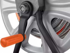 Neo Wózek na wąż ogrodowy, metalowy, do 60 m węza 1/2", z prowadnicą węża 15-792 13