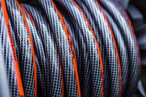 Neo Wózek na wąż ogrodowy, metalowy, do 60 m węza 1/2", z prowadnicą węża 15-792 6