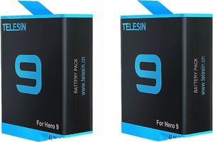 Telesin Ładowarka + 2x Akumulator Bateria Do Gopro Hero 9 2