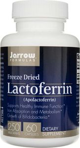 JARROW FORMULAS Jarrow Formulas Laktoferyna 250 mg - 60 kapsułek 1