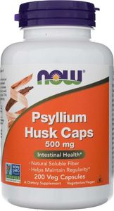 Quicksilver Now Foods Psyllium Husk 500 mg - 200 kapsułek 1