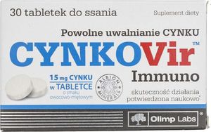 Quicksilver Olimp CYNKoVir Immuno - 30 tabletek do ssania 1