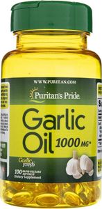 Quicksilver Puritan's Pride Olej czosnkowy 1000 mg - 100 kapsułek 1
