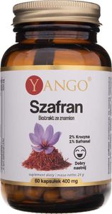 Yango Yango Szafran ekstrakt ze znamion 400 mg - 90 kapsułek 1