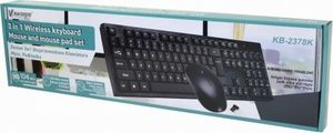 Klawiatura + mysz Vakoss KB-2378K + Podkładka 2