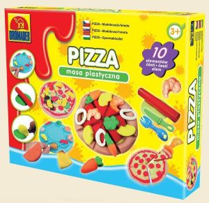 Dromader Masa plastyczna - pizza - 130-43848 1
