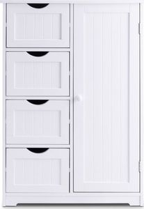 Costway Szafka komoda z 4 szufladami 2