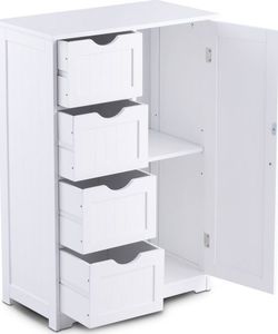 Costway Szafka komoda z 4 szufladami 3