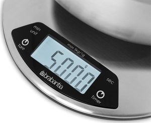 Waga kuchenna Brabantia cyfrowa okrągła z timerem 480560 5
