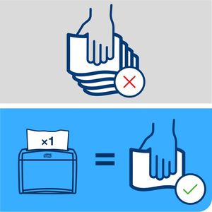Tork Xpressnap® białe serwetki dyspenserowe 11