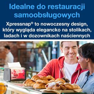 Tork Xpressnap® białe serwetki dyspenserowe 9
