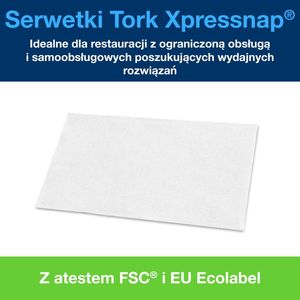 Tork Xpressnap® białe serwetki dyspenserowe 10