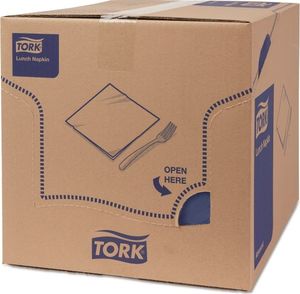 Tork - Serwetki lunchowe, składanie 1/4 - Niebieskie 4