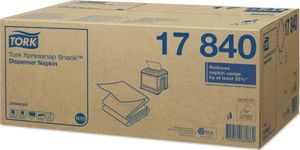 Tork Tork Xpressnap Snack - Serwetki dyspenserowe, 1-warstwowe, universal - Białe 4