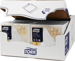Tork Tork LinStyle - Serwetki obiadowe, premium - Białe 3