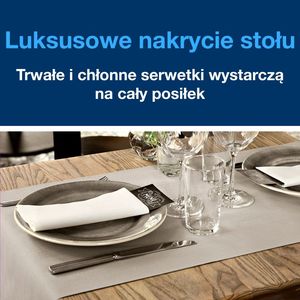 Tork Tork LinStyle - Serwetki obiadowe, premium - Białe 8