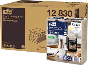 Tork Xpressnap Fit - Serwetki dyspenserowe, N14, 2-warstwy, advanced - Naturalne 4