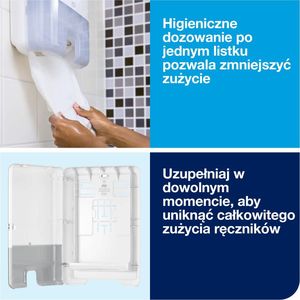 Tork Tork Xpress Dozownik do ręczników w składce wielopanelowej, H2 - Biały 9