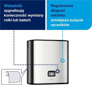 Tork Tork Matic - Dozownik Image z sensorem do ręczników w roli - Srebrny 7