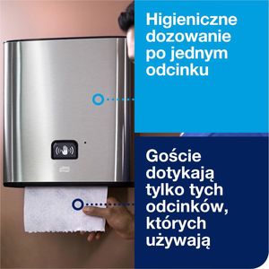 Tork Tork Matic - Dozownik Image z sensorem do ręczników w roli - Srebrny 8