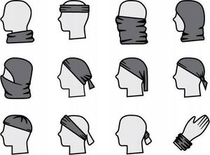 Rovicky Komin, chusta z tkaniny ze wzorem full print Nie dotyczy 2