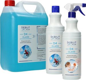 Debiut Plus Professional Debiut Plus Professional D4 Glass - Preparat do mycia powierzchni szklanych - 5 l 2