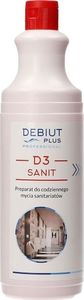 Debiut Plus Professional Debiut Plus Professional D3 Sanit - Preparat do codziennego mycia sanitariatów - 1 l 1