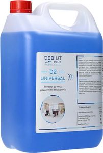 Debiut Plus Professional Debiut Plus Professional D2 Universal - Preparat do mycia powierzchni zmywalnych - 5 l 1