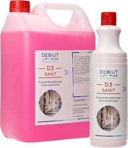 Debiut Plus Professional Debiut Plus Professional D3 Sanit - Preparat do codziennego mycia sanitariatów - 5 l 2
