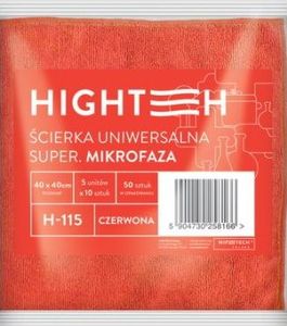 Hightech Hightech - Uniwersalna ściereczka z mikrofazy, 40x40 cm - Czerwona 1