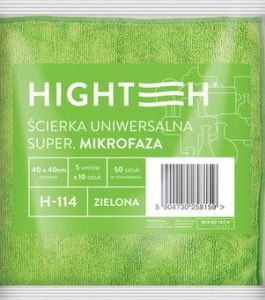 Hightech Hightech - Uniwersalna ściereczka z mikrofazy, 40x40 cm - Zielona 1