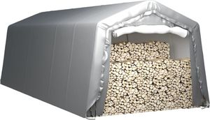 vidaXL Namiot magazynowy, 300 x 750 cm, stal, szary 2