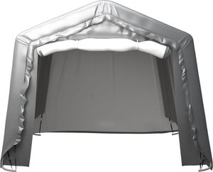 vidaXL Namiot magazynowy, 300x300 cm, stal, szary 3