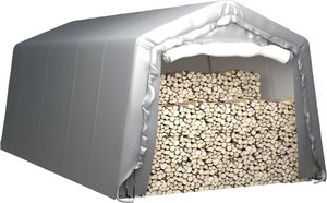 vidaXL Namiot magazynowy, 300 x 600 cm, stal, szary 2